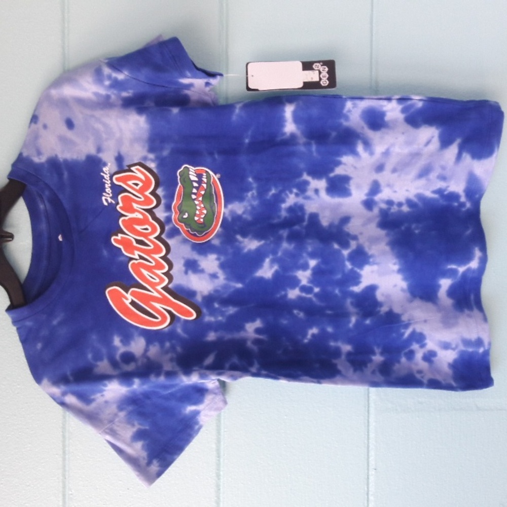 2/$15 NWT Gators Kids Tie-Dye T-Shirt (Unisex) Size Large/14